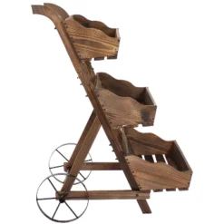 Sunnydaze Decor Sunnydaze 3-Tier Wooden Rolling Planter - Fir Wood - 39.25" - Brown 17 Sunnydaze Decor Sunnydaze 3-Tier Wooden Rolling Planter - Fir Wood - 39.25" - Brown -Sunnydaze Decor GUEST 45c50049 b028 4095 b271 f63ca2d4d79c