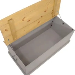 Sunnydaze Decor Sunnydaze Indoor Trunk With Handles - Solid Pine Construction - 39.5" W -Sunnydaze Decor GUEST 461a60d1 2eb9 409c 951c c8f2717337ea