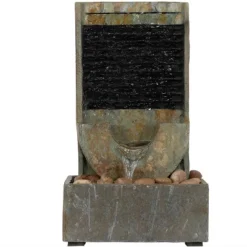 Sunnydaze Decor Sunnydaze Indoor Home Office Contemporary Soothing Half Moon Stone Slate Cascading Tabletop Water Fountain - 16" 14 Sunnydaze Decor Sunnydaze Indoor Home Office Contemporary Soothing Half Moon Stone Slate Cascading Tabletop Water Fountain - 16" -Sunnydaze Decor GUEST 46c117a3 34fd 494a 9ba4 bcba28f5d3e9