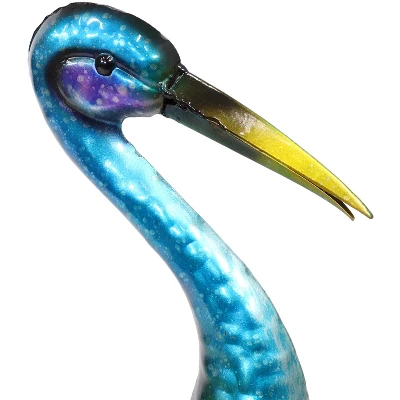 Sunnydaze Decor Sunnydaze Metal Crane Outdoor Garden Statue Yard Art Sculpture - 29" 7 Sunnydaze Decor Sunnydaze Metal Crane Outdoor Garden Statue Yard Art Sculpture - 29" - Image 5