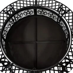 Sunnydaze Decor Sunnydaze Outdoor Camping Or Backyard Steel Round Four Star Fire Pit Table With Spark Screen - 40" - Black 15 Sunnydaze Decor Sunnydaze Outdoor Camping Or Backyard Steel Round Four Star Fire Pit Table With Spark Screen - 40" - Black -Sunnydaze Decor GUEST 49cdaed3 be7e 4a99 be6b bb7273dc480c