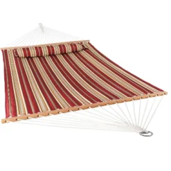 Sunnydaze Decor Sunnydaze Two-Person Quilted Fabric Hammock With Spreader Bars - 450 Lb Weight Capacity 29 Sunnydaze Decor Sunnydaze Two-Person Quilted Fabric Hammock With Spreader Bars - 450 Lb Weight Capacity -Sunnydaze Decor GUEST 4a241099 8cc2 439b 80a9 8ca42d287fa6