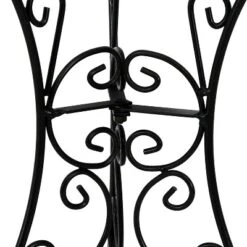 Sunnydaze Decor Sunnydaze Indoor/Outdoor Decorative Steel Scroll Gazing Ball Stand For 10" Or 12" Outdoor Garden Gazing Globes - 11" H - Black -Sunnydaze Decor GUEST 4fbf4d18 3af4 47b5 819a 879c4754fe8b