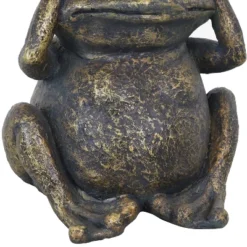 Sunnydaze Decor Sunnydaze 14" Indoor/Outdoor 3 Wise Frogs Statue Trio Set - Hear No Evil, See No Evil, Speak No Evil -Sunnydaze Decor GUEST 4fc0a48f ef7b 484b 83f7 ea3aba666989
