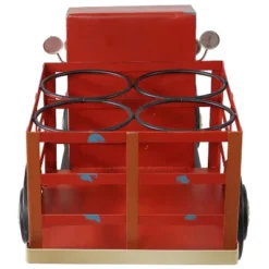 Sunnydaze Decor Sunnydaze Rustic Truck Metal Wine Rack - Red -Sunnydaze Decor GUEST 50ece332 9512 4a14 a816 41cf48345ab1