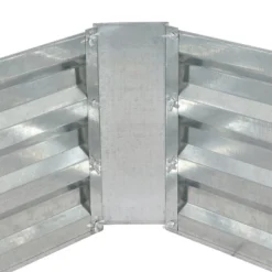 Sunnydaze Decor Sunnydaze Outdoor Galvanized Steel L-Shaped Raised Garden Bed For Plants, Vegetables, And Flowers - 59.5" -Sunnydaze Decor GUEST 51c57a30 5a00 4105 ac9e b104611fe23b