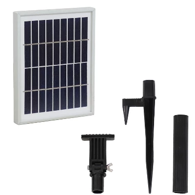 Sunnydaze Decor Sunnydaze 45" H Outdoor Arcade 2-Tier Solar Water Fountain With Battery Backup And LED Light 11 Sunnydaze Decor Sunnydaze 45" H Outdoor Arcade 2-Tier Solar Water Fountain With Battery Backup And LED Light - Image 9