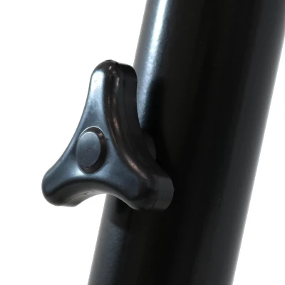 Sunnydaze Decor Sunnydaze Adjustable Heavy-Duty Steel Hammock Chair Stand - 79" To 93"/330 Lb Weight Capacity - Black 5 Sunnydaze Decor Sunnydaze Adjustable Heavy-Duty Steel Hammock Chair Stand - 79" To 93"/330 Lb Weight Capacity - Black - Image 3