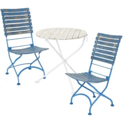 Sunnydaze Decor Sunnydaze Indoor/Outdoor Shabby Chic Cafe Chestnut Wood Folding Bistro Table And Chairs - 3pc 18 Sunnydaze Decor Sunnydaze Indoor/Outdoor Shabby Chic Cafe Chestnut Wood Folding Bistro Table And Chairs - 3pc -Sunnydaze Decor GUEST 52a48967 6d63 4aa6 ab47 259dec9f6bf6