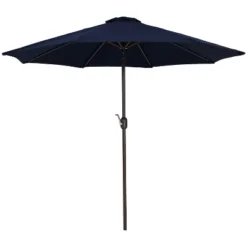Sunnydaze Decor Sunnydaze Outdoor Aluminum Solution-Dyed Sunbrella Patio Umbrella With Auto Tilt And Crank - 9' -Sunnydaze Decor GUEST 52b6e2a4 4f6e 48b9 84dc 39c73d6fb215