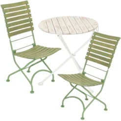 Sunnydaze Decor Sunnydaze Indoor/Outdoor Shabby Chic Cafe Chestnut Wood Folding Bistro Table And Chairs - 3pc 19 Sunnydaze Decor Sunnydaze Indoor/Outdoor Shabby Chic Cafe Chestnut Wood Folding Bistro Table And Chairs - 3pc -Sunnydaze Decor GUEST 52e51c3b 9629 4448 98b0 e1a917b809ca