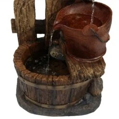 Sunnydaze Decor Sunnydaze 26"H Electric Polyresin Bluebird House And Buckets Outdoor Water Fountain -Sunnydaze Decor GUEST 5358d604 d105 4b5a b002 af91f4f989b0