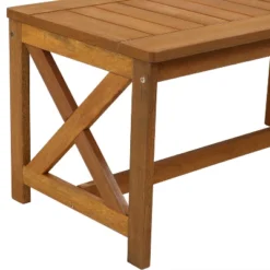 Sunnydaze Decor Sunnydaze Outdoor Meranti Wood With Teak Oil Finish Rectangular Wooden Patio Coffee Table - 35" - Brown 10 Sunnydaze Decor Sunnydaze Outdoor Meranti Wood With Teak Oil Finish Rectangular Wooden Patio Coffee Table - 35" - Brown -Sunnydaze Decor GUEST 53baaea6 90ba 4cb0 a74a 29516931ce4e