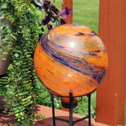 Sunnydaze Decor Sunnydaze Indoor/Outdoor Artistic Gazing Globe Glass Garden Ball For Lawn, Patio Or Indoors - 10" Diameter 9 Sunnydaze Decor Sunnydaze Indoor/Outdoor Artistic Gazing Globe Glass Garden Ball For Lawn, Patio Or Indoors - 10" Diameter -Sunnydaze Decor GUEST 541bb0b8 865d 4bf8 92d0 7d72a2295294