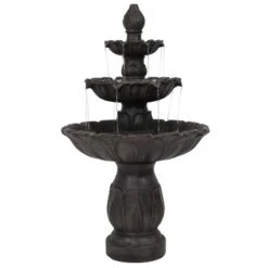 Sunnydaze Decor Sunnydaze 46"H Electric Polystone 3-Tier Classic Tulip Outdoor Water Fountain 23 Sunnydaze Decor Sunnydaze 46"H Electric Polystone 3-Tier Classic Tulip Outdoor Water Fountain -Sunnydaze Decor GUEST 54b6fbc0 8b85 446b a3a9 44f65a09bff1