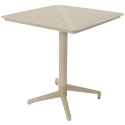 Sunnydaze Decor Sunnydaze All-Weather Commercial-Grade Bellemead Indoor/Outdoor Patio Furniture Dining Set With Square Table With Folding Top, Tan, 5pc -Sunnydaze Decor GUEST 568c2e53 8e8f 4fd9 9498 7dd7beaf97a8 1