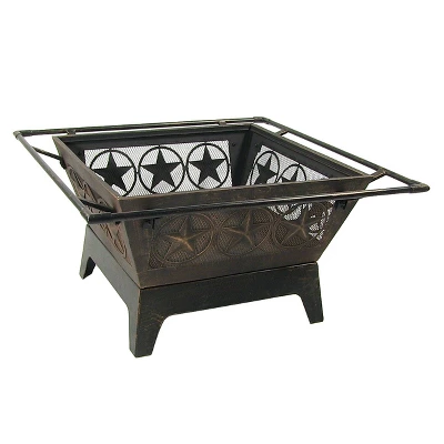 Sunnydaze Decor Sunnydaze Outdoor Camping Or Backyard Steel Northern Galaxy Fire Pit With Cooking Grill Grate, Spark Screen, And Log Poker - 32" 12 Sunnydaze Decor Sunnydaze Outdoor Camping Or Backyard Steel Northern Galaxy Fire Pit With Cooking Grill Grate, Spark Screen, And Log Poker - 32" - Image 10