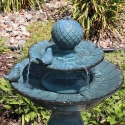 Sunnydaze Decor Sunnydaze 27"H Electric Green Ceramic 2-Tier Resting Birds Outdoor Water Fountain 15 Sunnydaze Decor Sunnydaze 27"H Electric Green Ceramic 2-Tier Resting Birds Outdoor Water Fountain -Sunnydaze Decor GUEST 5aeb5b72 5f7d 4625 b99e 96de035f4c5a