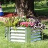 Sunnydaze Decor Sunnydaze Outdoor Lawn And Garden Galvanized Steel Hexagon Raised Vegetable Garden Or Flower Bed Planter Kit - 22" - Silver -Sunnydaze Decor GUEST 5b388ab2 a4ec 4f2a 8c87 5a7f6ca78e8a