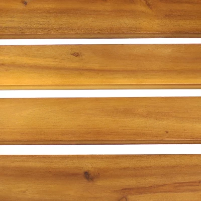 Sunnydaze Decor Sunnydaze Julian 5pc Resin Wicker And Acacia Wood Outdoor Patio Dining Set 5 Sunnydaze Decor Sunnydaze Julian 5pc Resin Wicker And Acacia Wood Outdoor Patio Dining Set - Image 3