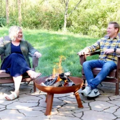 Sunnydaze Decor Sunnydaze Outdoor Camping Or Backyard Round Cast Iron Rustic Fire Pit Bowl With Handles 14 Sunnydaze Decor Sunnydaze Outdoor Camping Or Backyard Round Cast Iron Rustic Fire Pit Bowl With Handles -Sunnydaze Decor GUEST 60c0e7a2 25b6 4444 8811 e62db7988335