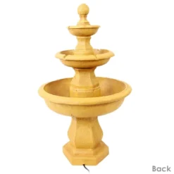 Sunnydaze Decor Sunnydaze 40"H Electric Fiberglass And Resin 3-Tier Tropical Style Outdoor Water Fountain -Sunnydaze Decor GUEST 62b2887a cda2 4d74 81c7 e7196eda319d