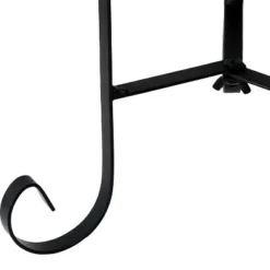 Sunnydaze Decor Sunnydaze Indoor/Outdoor Decorative Steel Scroll Gazing Ball Stand For 10" Or 12" Outdoor Garden Gazing Globes - 9" H - Black -Sunnydaze Decor GUEST 62d0f56a 5c06 4592 b590 dfc8dbd14d93