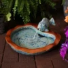 Sunnydaze Decor Sunnydaze 7"H Electric Green Glazed Ceramic Fish Outdoor Water Fountain -Sunnydaze Decor GUEST 67096ae4 7a31 4418 bf2e b7da2bde84d6