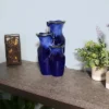 Sunnydaze Decor Sunnydaze Indoor Decorative Smooth Ceramic Glazed Pitchers Desktop Tabletop Water Fountain - 11" - Blue -Sunnydaze Decor GUEST 675e3b5a 1bf7 4fda a984 12012e6d7696