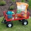 Sunnydaze Decor Sunnydaze Outdoor Lawn And Garden Heavy-Duty Durable Steel Mesh Utility Wagon Cart With Removable Sides -Sunnydaze Decor GUEST 6b56386b af87 45c0 8a9c 0c210b6ce628