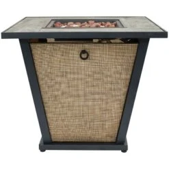Sunnydaze Decor Sunnydaze Reykir Modern Smokeless Metal Outdoor Fire Pit With Tile Tabletop And Rafa Fabric Sides - 24" H 22 Sunnydaze Decor Sunnydaze Reykir Modern Smokeless Metal Outdoor Fire Pit With Tile Tabletop And Rafa Fabric Sides - 24" H -Sunnydaze Decor GUEST 6d671fb9 1207 40d4 a0e9 7a4c66cd0a46