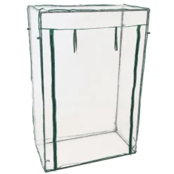 Sunnydaze Decor Sunnydaze Outdoor Deluxe Portable Large Potted Plant And Starter Tomato Plant Greenhouse With Roll-Up Door - Clear -Sunnydaze Decor GUEST 6fc29b3f 2efd 49aa ac55 578b5fa47e8c