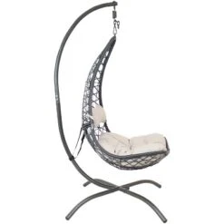 Sunnydaze Decor Sunnydaze Outdoor Resin Wicker Patio Phoebe Hanging Basket Egg Chair Swing With Cushions And Headrest- 2pc 18 Sunnydaze Decor Sunnydaze Outdoor Resin Wicker Patio Phoebe Hanging Basket Egg Chair Swing With Cushions And Headrest- 2pc -Sunnydaze Decor GUEST 6fc52905 4f0c 4342 a17f 43a51eec9ab4