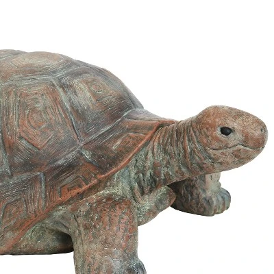 Sunnydaze Decor Sunnydaze Indoor/Outdoor Glass Fiber Reinforced Concrete Talia The Tortoise Patio Garden Yard Entryway Decorative Statue - 29" 4 Sunnydaze Decor Sunnydaze Indoor/Outdoor Glass Fiber Reinforced Concrete Talia The Tortoise Patio Garden Yard Entryway Decorative Statue - 29" - Image 2