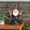 Sunnydaze Decor Sunnydaze Peter With A Pair Of Pails Gnome Indoor/Outdoor Lightweight Resin Lawn And Garden Statue - 14" H -Sunnydaze Decor GUEST 758bf556 ac7a 4200 8fd8 8021830c8f17