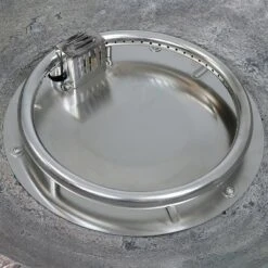 Sunnydaze Decor Sunnydaze Outdoor Cast Stone Propane Gas Fire Pit Heater Kit With Lava Rocks - 30" Diameter -Sunnydaze Decor GUEST 78471ae2 84bb 4884 bf0c 9d1f298901f4