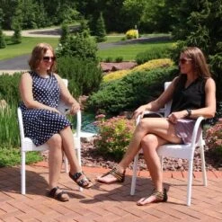 Sunnydaze Decor Sunnydaze Faux Wood Design Plastic All-Weather Commercial-Grade Segesta Indoor/Outdoor Patio Dining Chair 12 Sunnydaze Decor Sunnydaze Faux Wood Design Plastic All-Weather Commercial-Grade Segesta Indoor/Outdoor Patio Dining Chair -Sunnydaze Decor GUEST 7c809be8 7d2a 487d b6e0 d8837e52ab4f