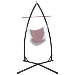 Sunnydaze Decor Sunnydaze Durable Indoor/Outdoor Metal X-Stand Only For Hanging Hammock Chair - 250 Lb Weight Capacity -Sunnydaze Decor GUEST 7e971c02 2407 4b5e 8d01 97d564a5d5ef