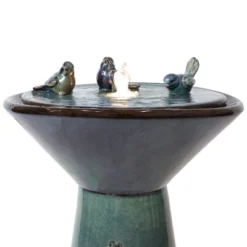 Sunnydaze Decor Sunnydaze Gathering Birds Ceramic Outdoor Fountain With LED Lights 13 Sunnydaze Decor Sunnydaze Gathering Birds Ceramic Outdoor Fountain With LED Lights -Sunnydaze Decor GUEST 7ef50f47 2d78 46b8 baa8 367ec4742edf