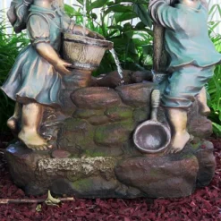 Sunnydaze Decor Sunnydaze 39"H Polyresin And Fiberglass Children At The Well Outdoor Water Fountain With LED Light 11 Sunnydaze Decor Sunnydaze 39"H Polyresin And Fiberglass Children At The Well Outdoor Water Fountain With LED Light -Sunnydaze Decor GUEST 80fcaaad 6141 49db 8385 84e697f22a0d