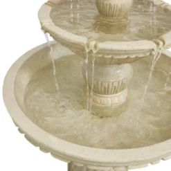 Sunnydaze Decor Sunnydaze 55"H Electric Polystone Classic Style 3-Tier Designer Outdoor Water Fountain -Sunnydaze Decor GUEST 827533e1 7f50 4be0 8dc1 945990603b9b