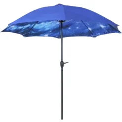 Sunnydaze Decor Sunnydaze Outdoor Aluminum Inside Out Patio Umbrella With Push Button Tilt And Crank - 9' -Sunnydaze Decor GUEST 84141ab5 31d0 43fe bcbf bc6acda833c3