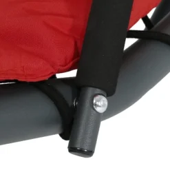 Sunnydaze Decor Sunnydaze Outdoor Hanging Chaise Floating Lounge Chair With Canopy Umbrella And Stand -Sunnydaze Decor GUEST 84688a6d 9030 491a aae1 e844a5015fe5