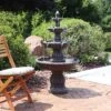 Sunnydaze Decor Sunnydaze 49"H Electric Fiberglass And Resin 4-Tier Mediterranean Outdoor Water Fountain -Sunnydaze Decor GUEST 86c39d84 2a8b 4903 94c1 2a3dcf773fbc