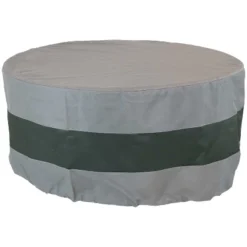 Sunnydaze Decor Sunnydaze Outdoor Heavy-Duty Weather-Resistant 300D Polyester Round 2-Tone Fire Pit Cover - Gray And Green 11 Sunnydaze Decor Sunnydaze Outdoor Heavy-Duty Weather-Resistant 300D Polyester Round 2-Tone Fire Pit Cover - Gray And Green -Sunnydaze Decor GUEST 8716bd69 a294 4c75 b6fb 8678daa49cdd
