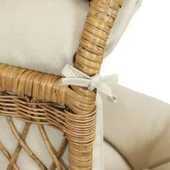 Sunnydaze Decor Sunnydaze Shaded Comfort Wicker Outdoor Egg Chair With Legs - 56.5" H -Sunnydaze Decor GUEST 8933688e 251f 4e2f 9d33 7fd21c71e725