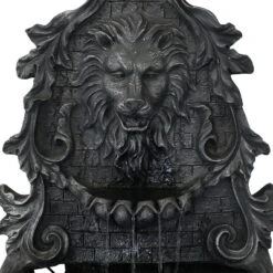 Sunnydaze Decor Sunnydaze 30"H Solar-Powered With Battery Pack Polyresin Stoic Courage Lion Head Outdoor Wall-Mount Fountain 11 Sunnydaze Decor Sunnydaze 30"H Solar-Powered With Battery Pack Polyresin Stoic Courage Lion Head Outdoor Wall-Mount Fountain -Sunnydaze Decor GUEST 8a537cd1 2673 4eac 9667 1c6597642ecc
