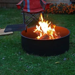 Sunnydaze Decor Sunnydaze Outdoor Heavy-Duty Steel Portable Campfire Ring With Cooking Grate And Fire Poker - 36" - Black 15 Sunnydaze Decor Sunnydaze Outdoor Heavy-Duty Steel Portable Campfire Ring With Cooking Grate And Fire Poker - 36" - Black -Sunnydaze Decor GUEST 90a333f0 4bdd 4078 9054 941c650b68b2