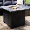 Sunnydaze Decor Sunnydaze Outdoor Smokeless Patio Propane Gas Fire Pit Table With Lava Rocks - 30" Square -Sunnydaze Decor GUEST 90c3c44f fd33 41dc 8e93 065b38b97a18
