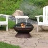 Sunnydaze Decor Sunnydaze Outdoor Camping Or Backyard Steel Chalice Fire Pit With Spark Screen And Log Poker - 25" - Copper Finish -Sunnydaze Decor GUEST 9288adbd a6a4 459d 8acc 602ea0037760